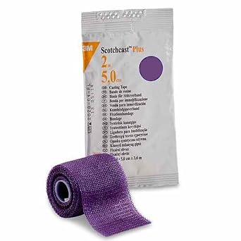 3MTM ScotchcastTM Plus Casting Tape, 82002U, 2"X4 yd, PURPLE