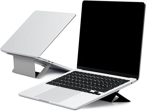 MOFT Soporte para computadora portátil para escritorio, elevador adhesivo de refrigeración para laptop de flujo de aire para disipación de calor con