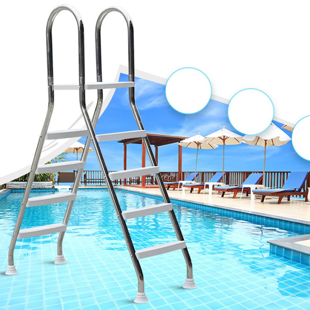 Photo 1 of FJFFC 4-Step Stainless Steel Above Ground Pool Ladder