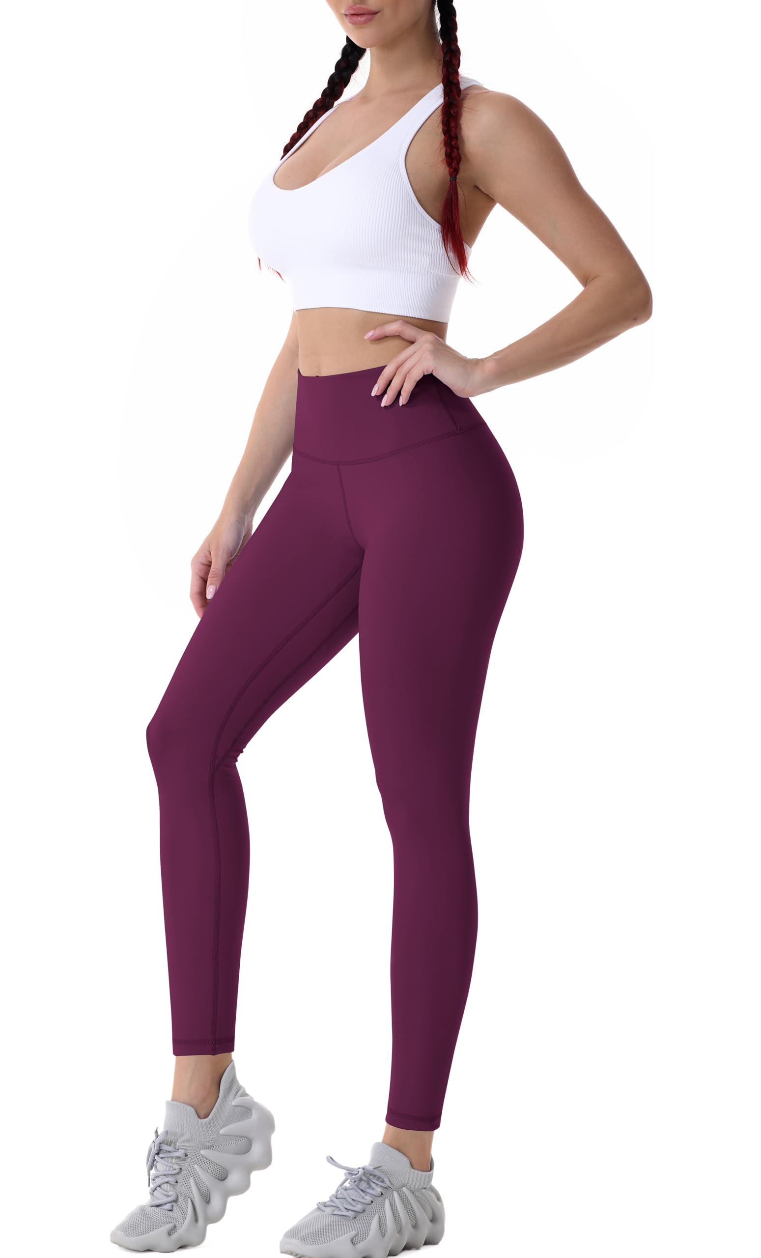 Sunzel Leggings de entrenamiento para mujer con control de abdomen de cintura alta