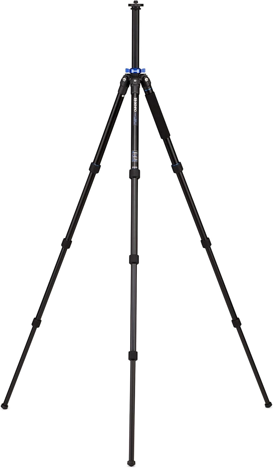 Benro Mach3 Aluminum Tripod – Professional 4-Section Heavy-Duty Aluminum Tripod with Twist Locks, Magnesium Castings, Interchangeable Feet & Carry Case for DSLR, Mirrorless & Video Cameras (TMA28A)