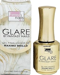 Fantasy Nails Glare Top Finish Gel, 1 Fl Oz (Pack of 1), clear