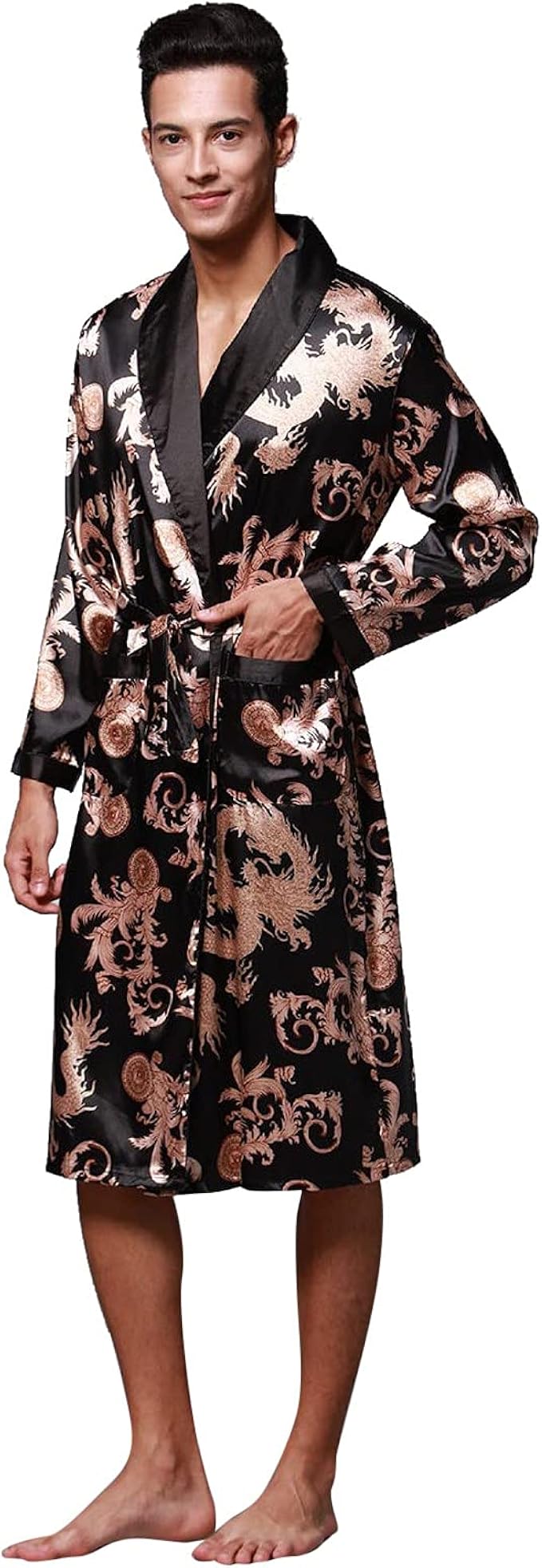 amazon long dressing gowns