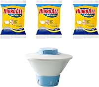 Clorador Flutuante Com 3 Pastilhas De Cloro Hidroaal 5x1 Para Piscina | Suporte Para Pastilhas De cloro