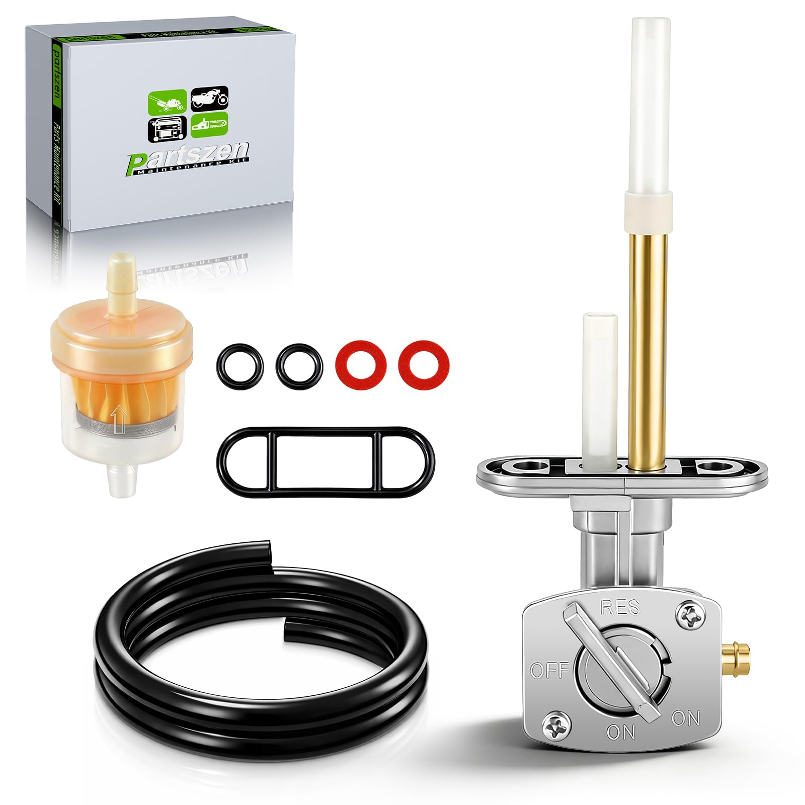Amazon.com: partszen Gas Fuel Petcock Valve Switch Line For
