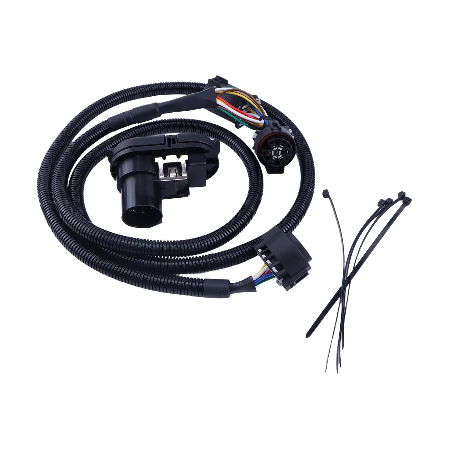 Trailer Connector Kit Wiring Kit 41167 7 Blade & 4 Flat 5th Wheel Kit Compatible with Ford GM Ram