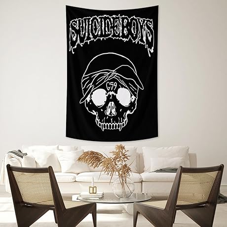 Suicideboys G59 Skull Wall Banner: Iconic Band Album Cover Art