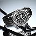 Corgeut Luxury Automatic Mechanical Watch for Men 41mm relojes para Hombres Date Year Display, 50M Waterproof Leather Strap 6016 (Brown-Black)