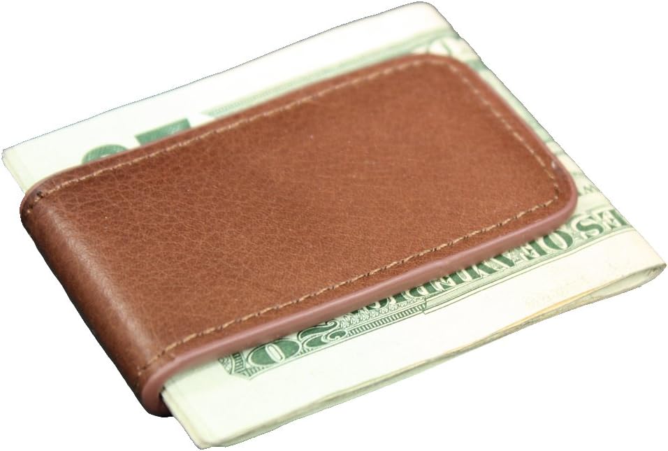 Genuine Leather Magnetic Money Clip Multiple Colors