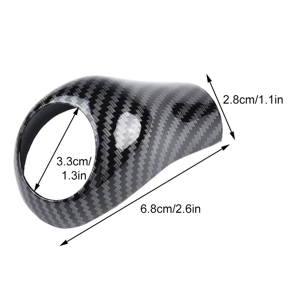 Elegante pezzo di rivestimento per pomello del cambio Mercedes Classe A W169 (2004-2011) Classe C W204 (2004-2013) Classe E W212 (2006-2012)