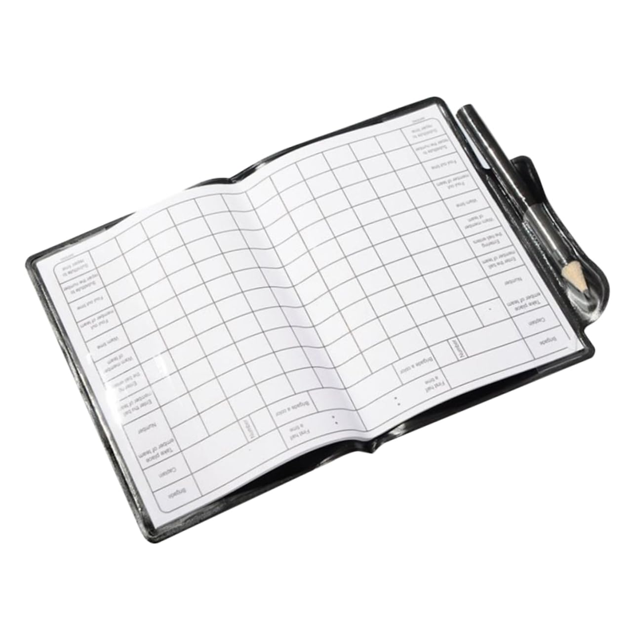 BRIGHTFUFU Referee Accessory Kit Red Yellow Soccer Cards Metal Whistle PVC Material Practical for Football Rugby Badminton Matches