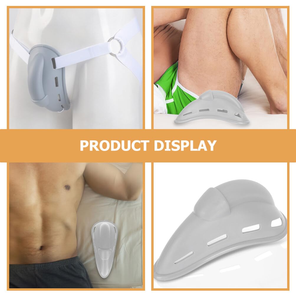 VILLCASE Practicing Groin Guard Integrated Crotch Guard Training Groin Protector Practicing Crotch Guard Men Supplies wear-Resistant Crotch Protector Man Sports