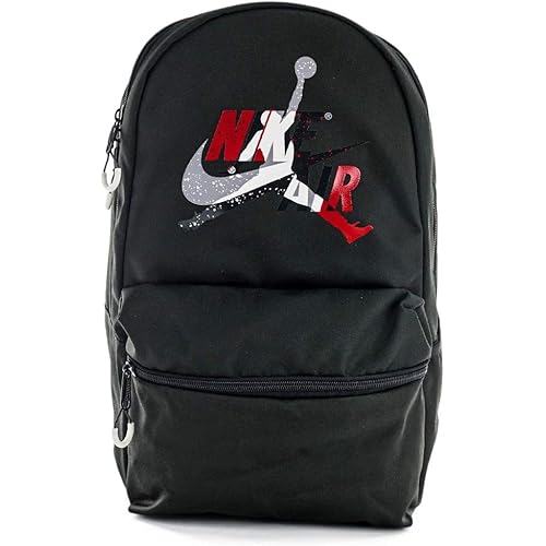 Nike Air Jordan Jumpman Classics Daypack (One Size, Black/Gym Red)