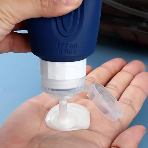 Miniatura 270 de Botellas de viaje para artículos de tocador, aprobados por la Tsa, recipientes de tamaño de viaje de 3 onzas, sin BPA, a prueba de fugas