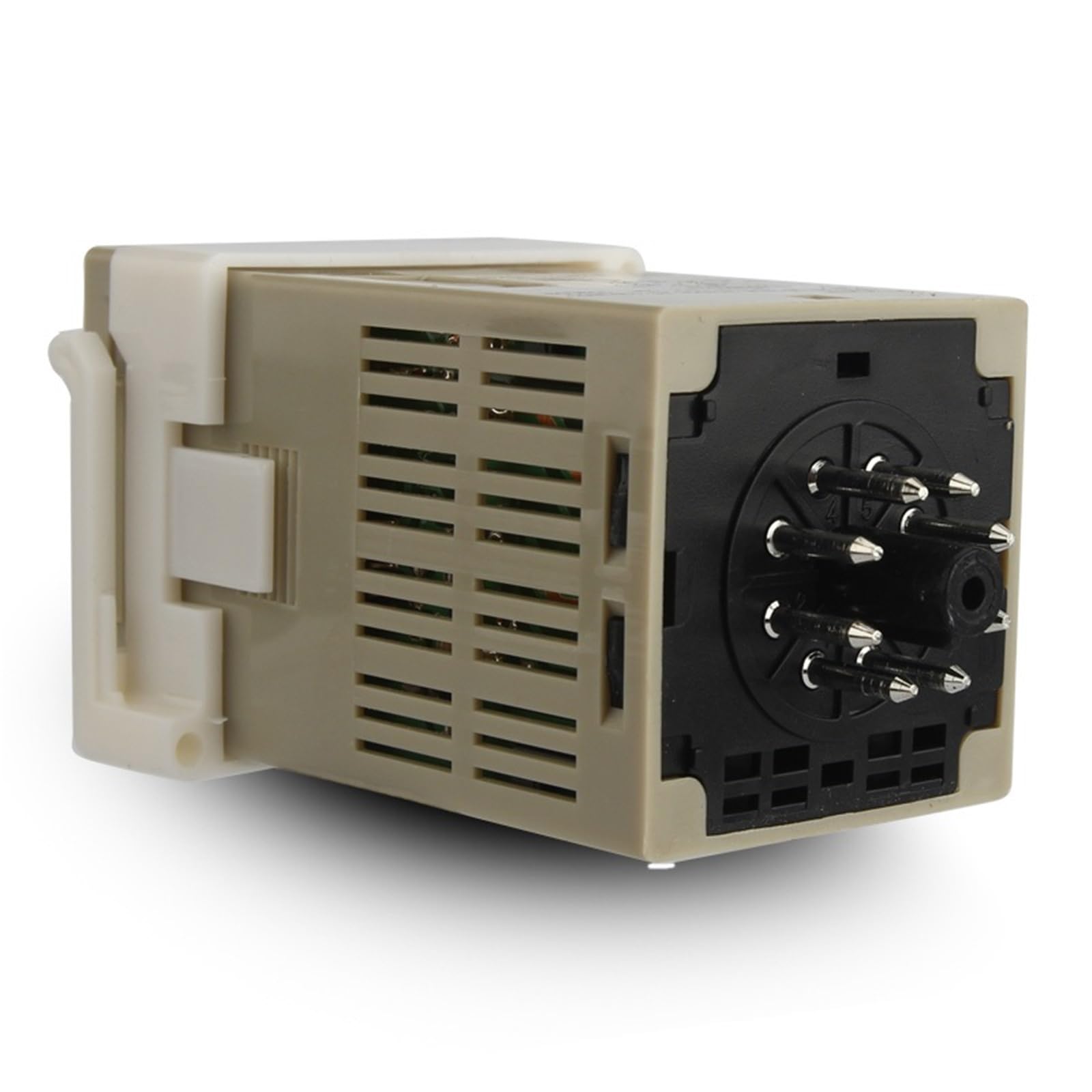 1 Unidad de Interruptor de relé Temporizador programable LED Digital DH48S-1Z 0,01 S-99H99M Base de Enchufe AC/DC 12V 24V 36V 110V 220V 380V Temporizador de retardo(DCAC24V)