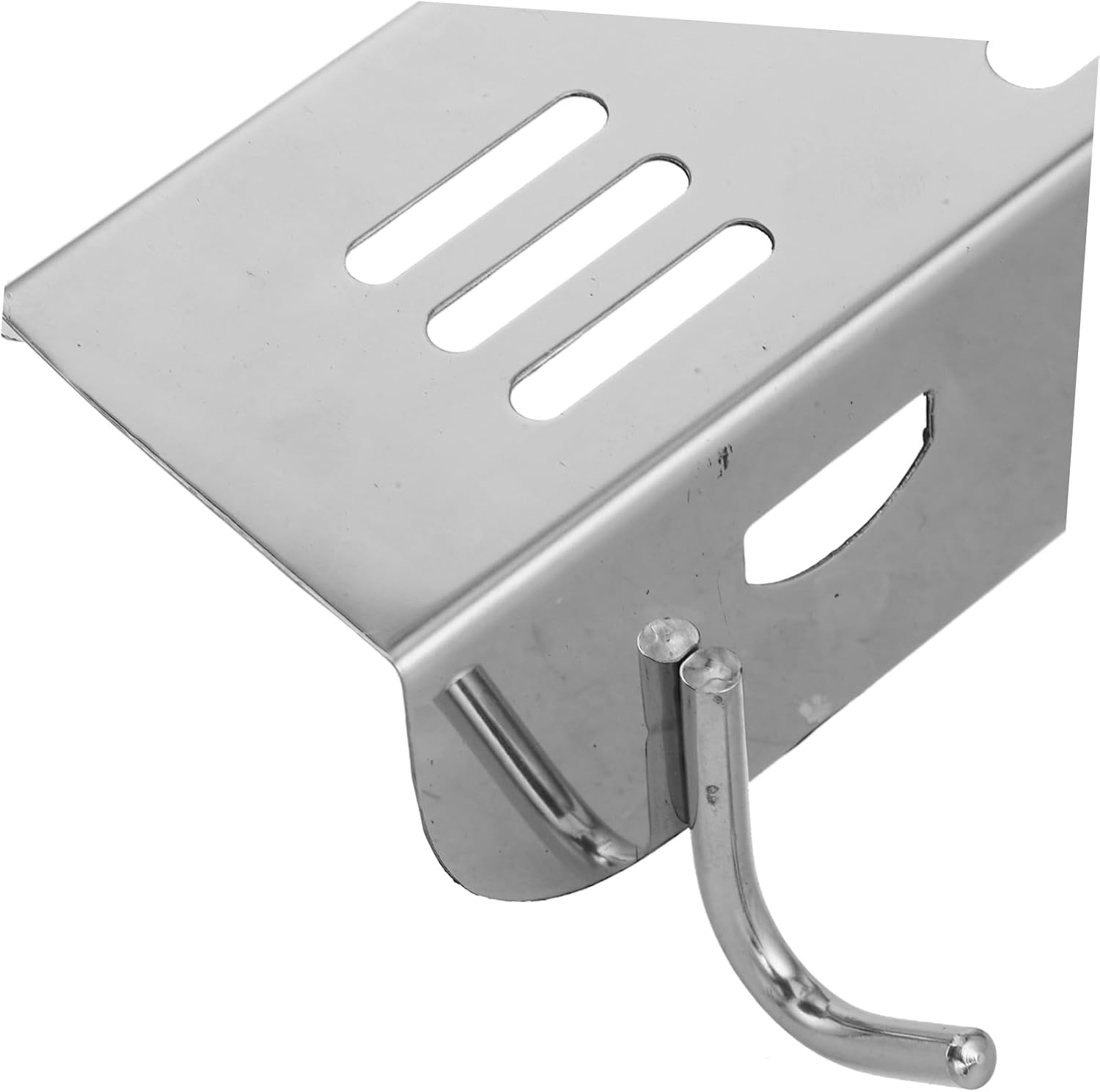 Wall Mount Knife Rack with 4 Hooks, Stainless Steel Kitchen Organizer