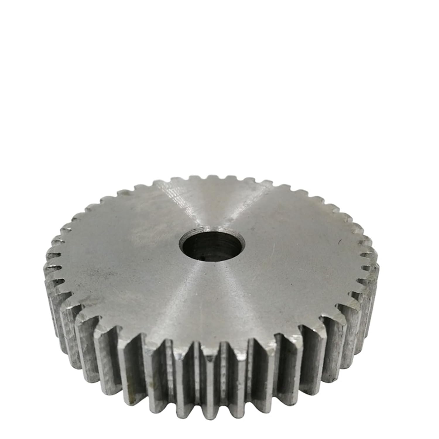 Spur Gear 1M 11-25T Rough Hole 6/8mm Pinion 45#Carbon Steel Material Height 10mm 1Pcs(15 Teeth)
