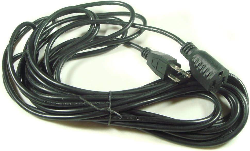 Hanvex HAX25G 18 AWG 3 Prong AC Power Extension Cord, Male to Female, 10 Amp Max, 25 ft