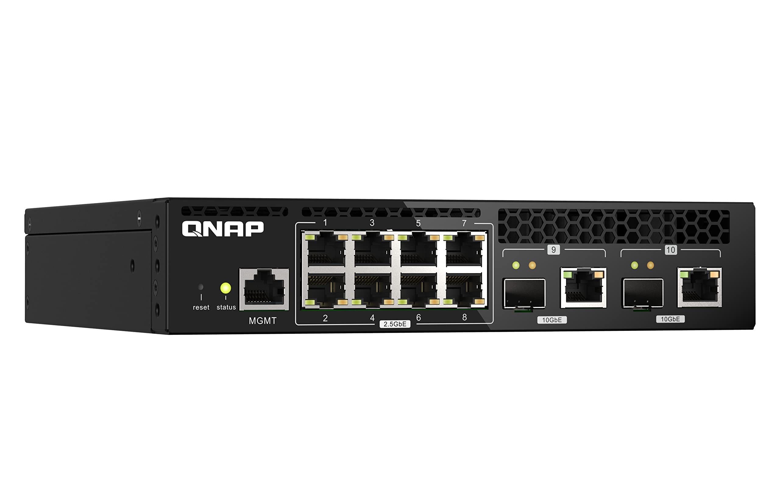 Qnap QsW-M2108R-2c - Switch - Gestito - 8 X 2.5gbasE-T + 2 X Combo 10 Gigabit Sfp+/rJ-45