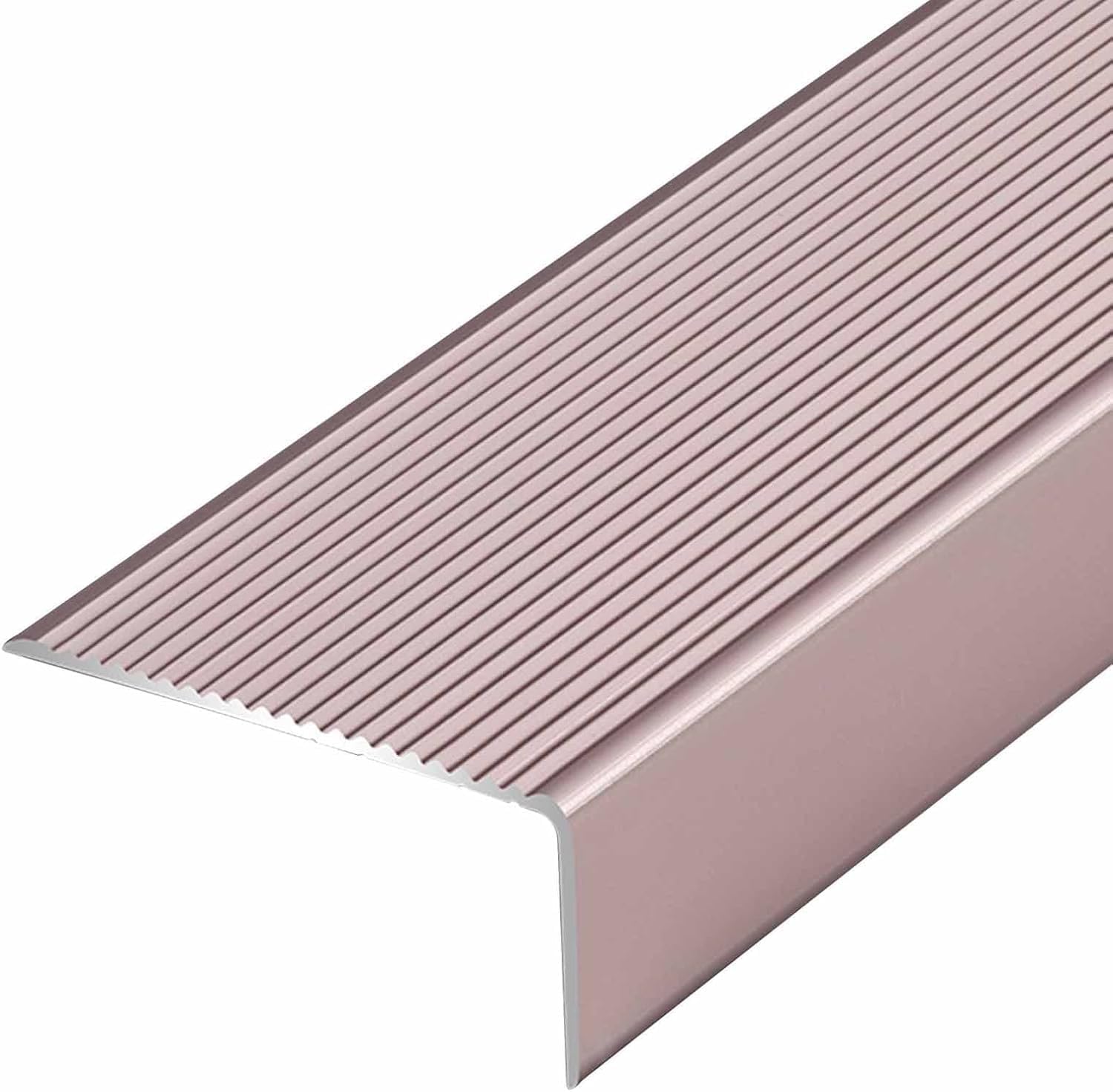 Bande de protection de bord métallique rose gold pour un intérieur moderne
