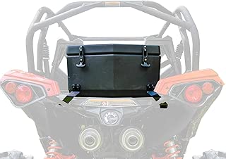 SuperATV Heavy Duty Rear Insulated Cooler/Cargo Box for Can-Am Maverick/MAX (2013+) - Sealed Lid Keeps Ice In & Mud Out! - coolthings.us