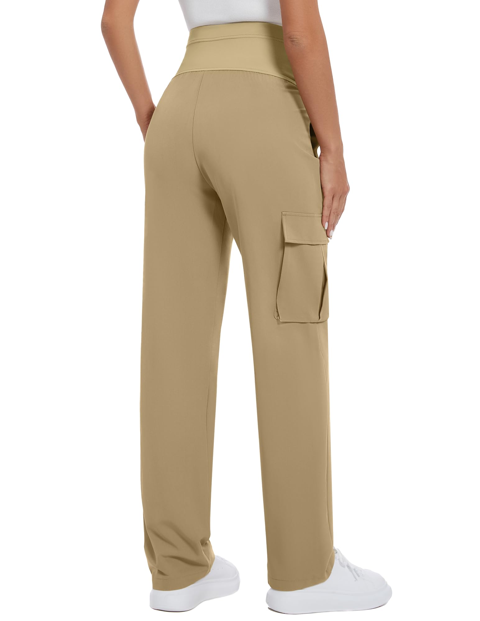 GLAMIX Damen-Cargohose mit vier Taschen über dem Bauch, Scrub-Hose, Schwangerschaftskleidung