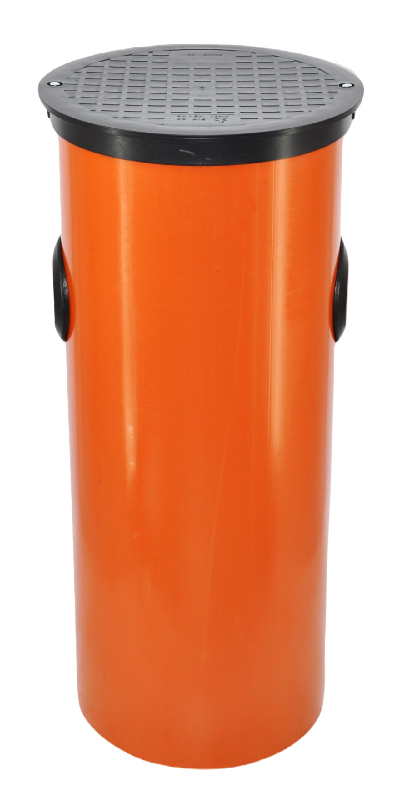 Kontrollschacht DN400/110 Komplett-Set – KG-Rohr, Drainage, Schachtboden & Deckel, 3-teilig