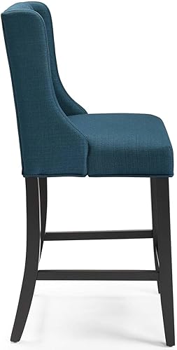 Miniatura 5 de Modway Baronet - Taburete de bar tapizado (2 unidades), color gris claro