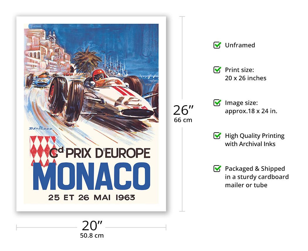 Amazon.com: Monaco Grand Prix Europe (Gd Prix D'Europe) - Vintage