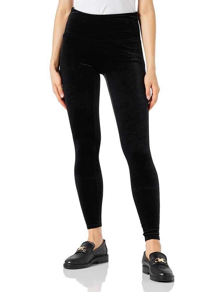 パンツ OPEN YY : 24FW / VELVET SKIRT LAYERED LEGGINGS(BLACK) OPEN YY