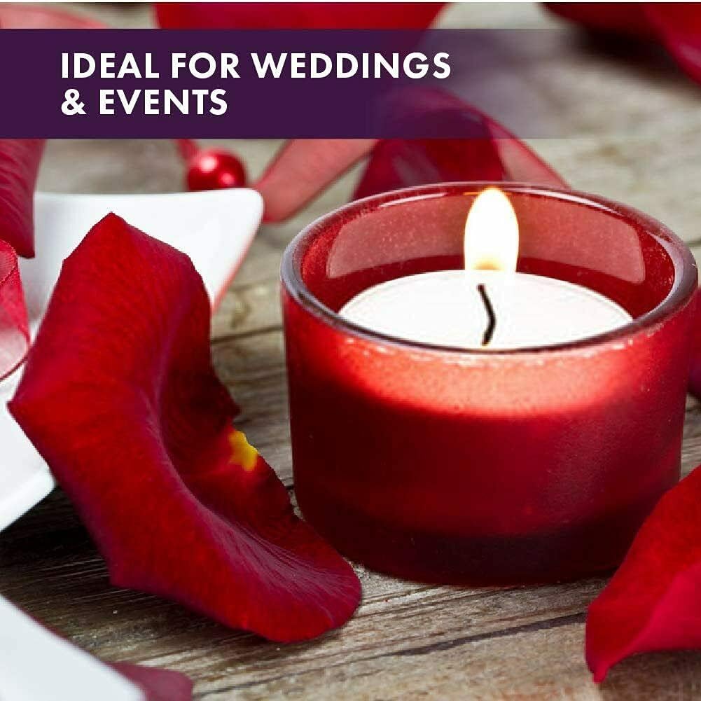 Unscented Tea Light Candles in Bulk, Good for Weddings and All Occasions - 200 Ct