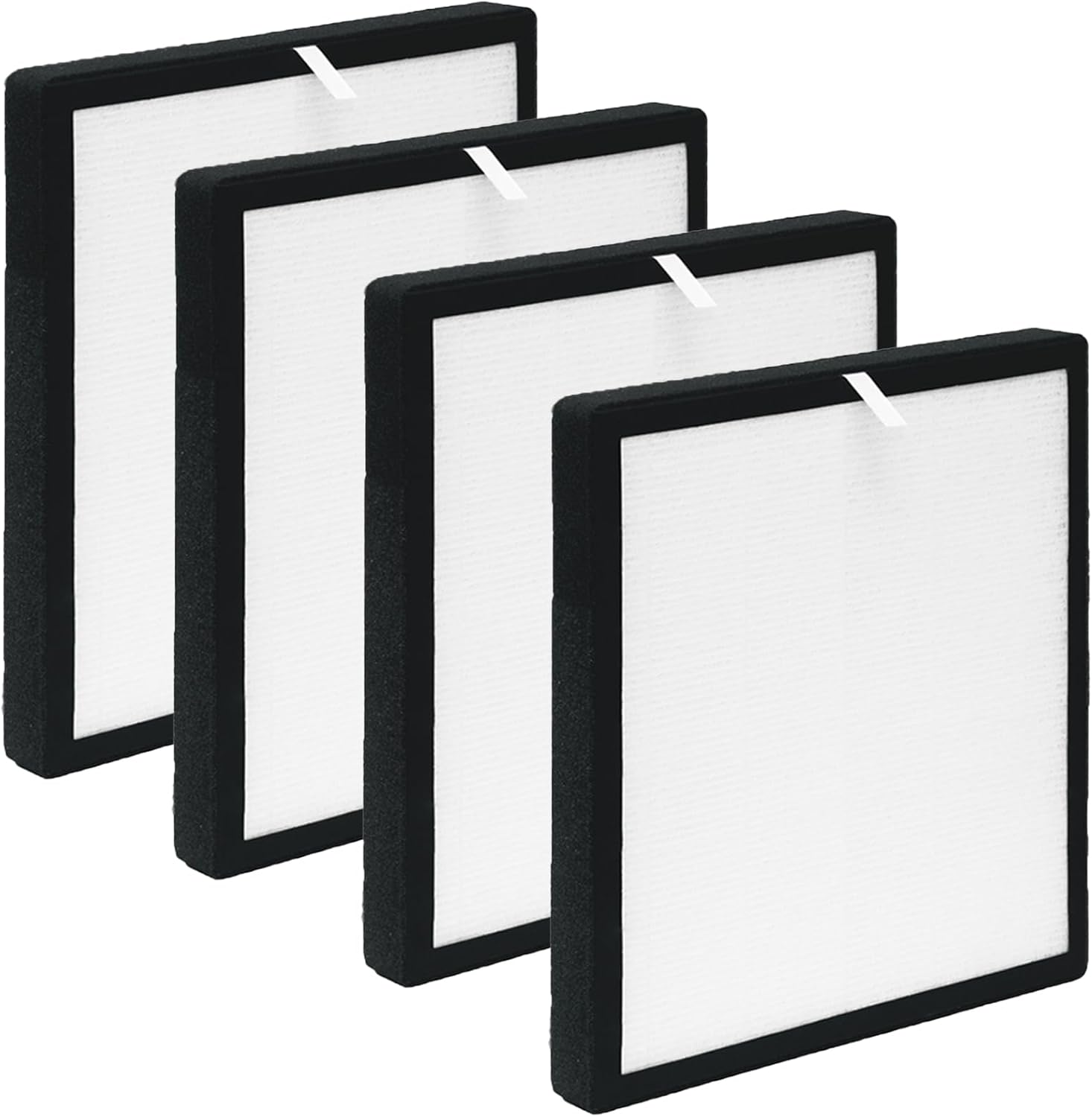 TZ-K2 Filter Replacement, Compatible with ToLife TZ-K2 Air Purifier, 3-in-1 H13 True HEPA Filter, Activated Carbon and Pre-filter, TZ-K2-A, 4 Pack