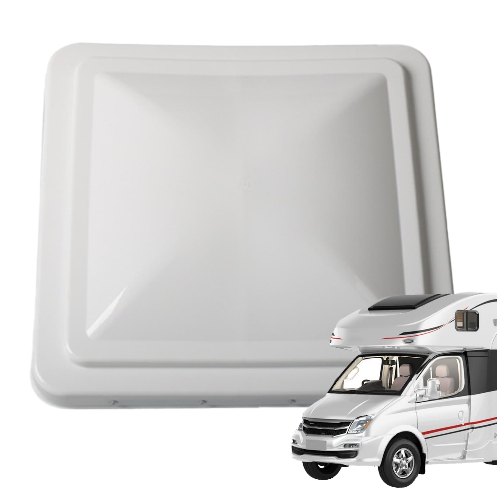 Ventilación De Techo Para Remolque De Carga - Ventana de Techo para Furgoneta de Viaje - Ventilación De Impermeable De 35 Cm Para Camping Viajes Autocaravana Furgoneta Remolque En Verano