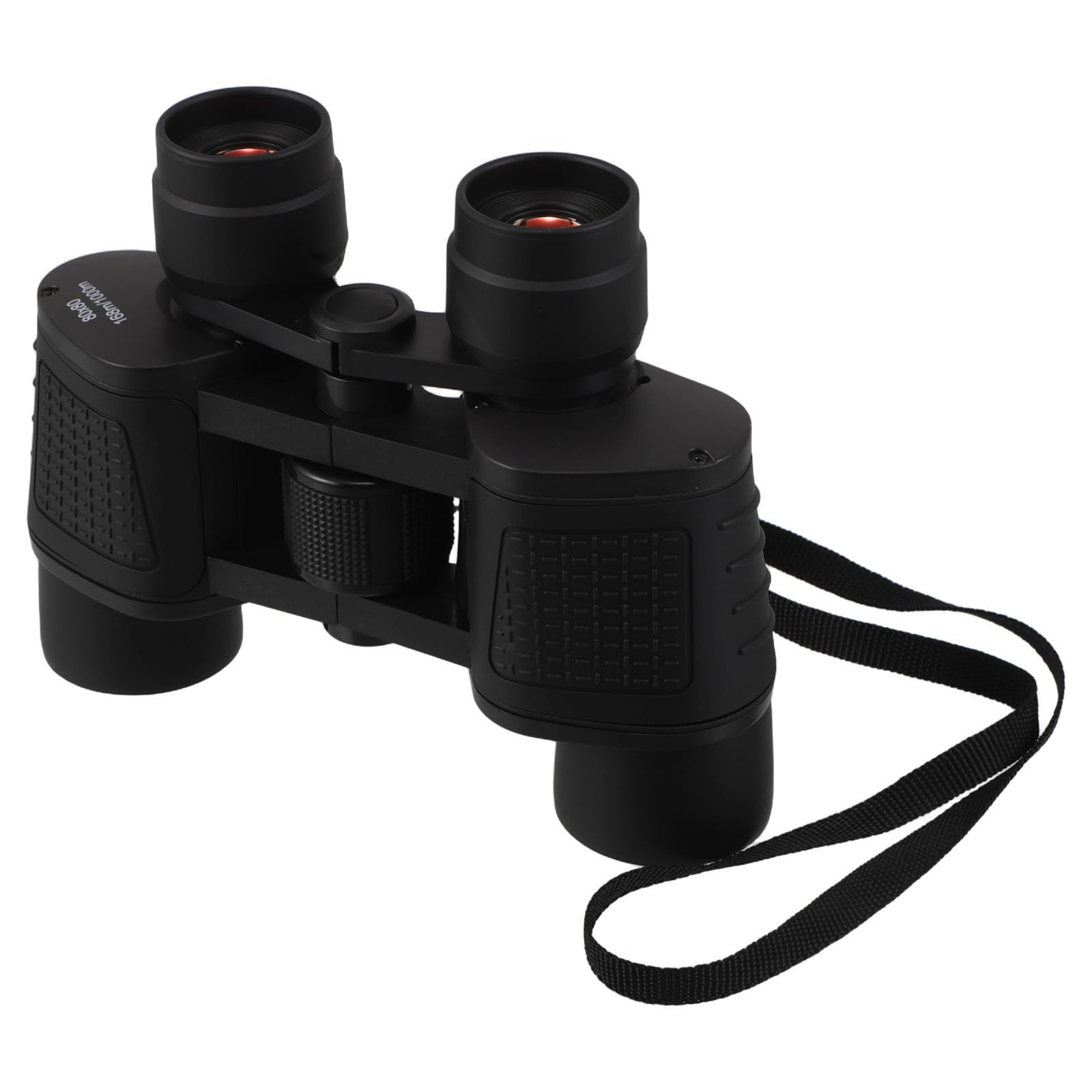 Binocolo per Visione Notturna Leggero e Resistente con Misuratore di Distanza, Lente Ottica 80x80, per Caccia e Campeggio All'aperto