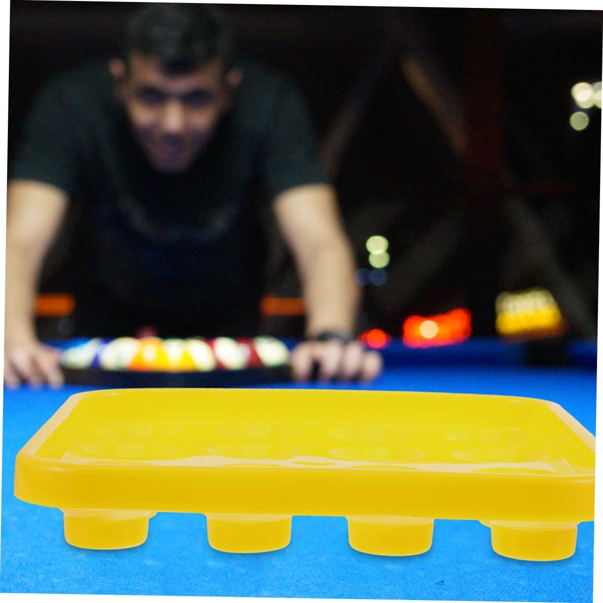 2pcs Billiard Ball Rack Plastic Snooker Ball Tray Billiards Tray for Organizing