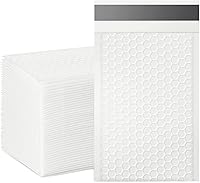 Vista 21 de packbabol Sobres de burbujas, paquete de 50 sobres de burbujas acolchados de 4 x 7 pulgadas, sobres de burbujas opacos con autoadhesivo impermeable