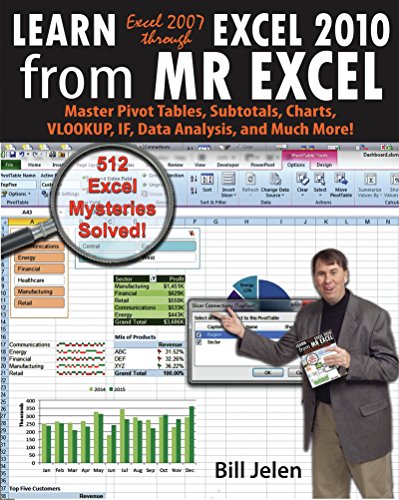 Learn Excel 2007 through Excel 2010 From MrExcel: Master Pivot Tables, Subtotals, Charts, VLOOKUP, IF, Data Analysis and Much More