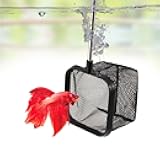 3 Inch Aquarium Fish Net for Betta Fish Tank Nano Nylon Net with Extendable Handle 6-16 Inch, 1 Yr Warranty