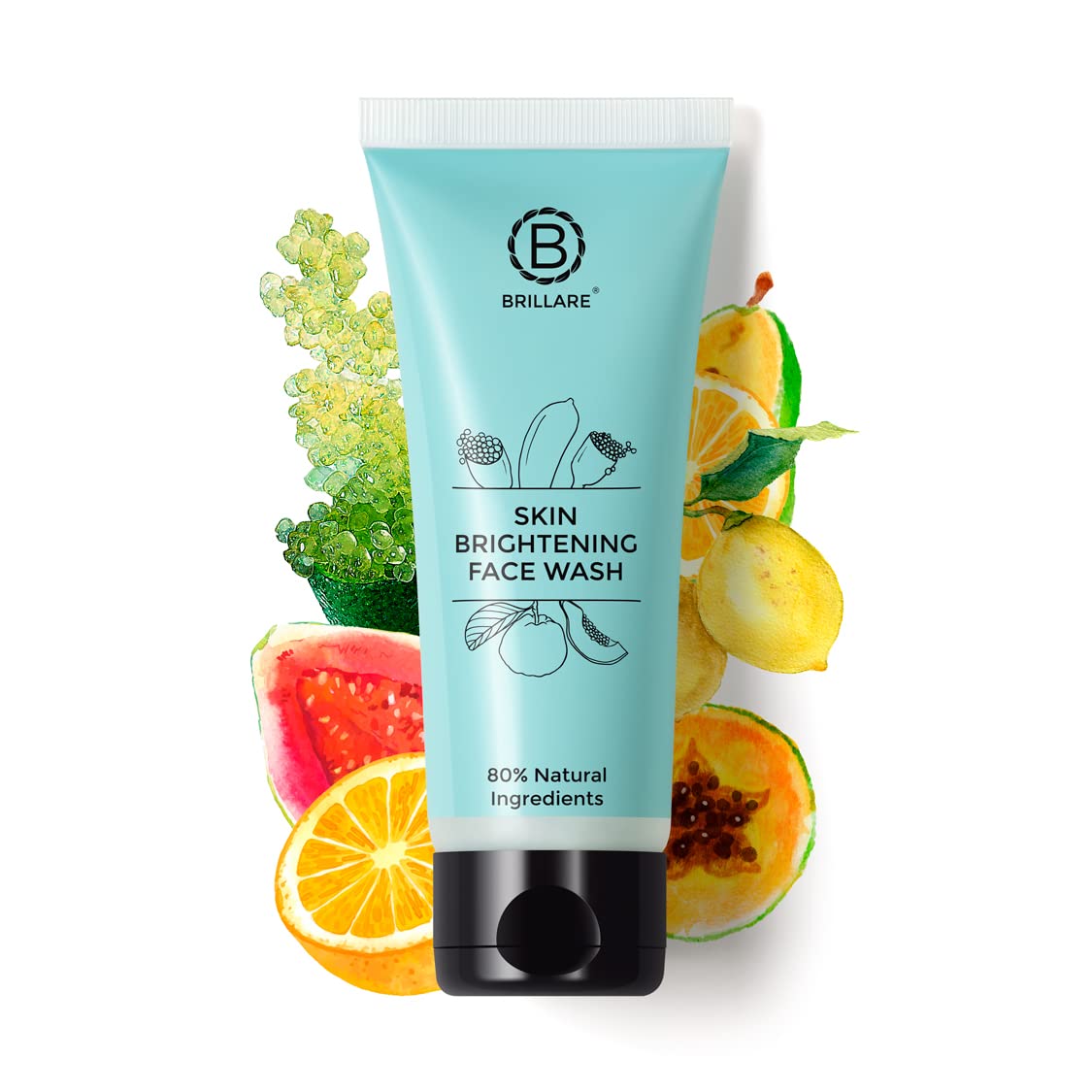 Brillare Professional Skin Brightening/Lightening Face Wash, Enriched