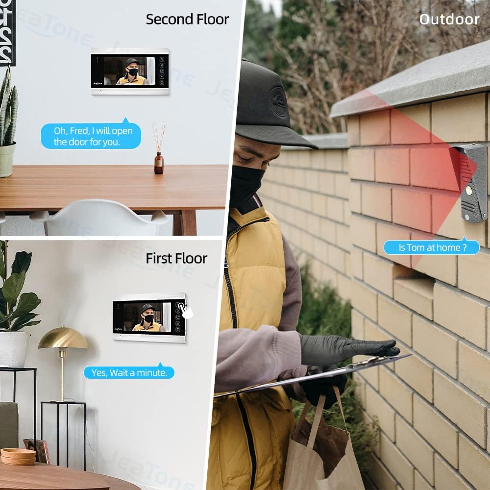 Intercom function between multiple indoor monitors