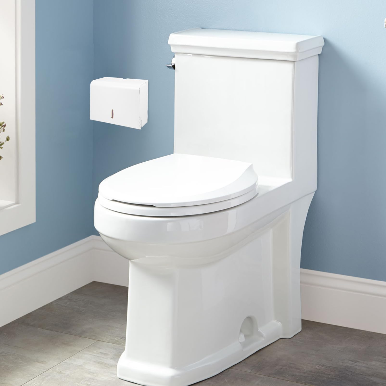 CIYODO Wall Mounted Bathroom Paper Towel Dispenser Commercial Hand Towel Holder Design for Easy Installation Accommodates Various Elegant Finish for Toilets