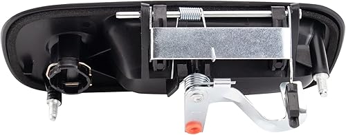 Miniatura 80 de TRQ Manija de puerta exterior delantera izquierda plateada para el lado del conductor compatible con Nissan 370Z 2009-2017