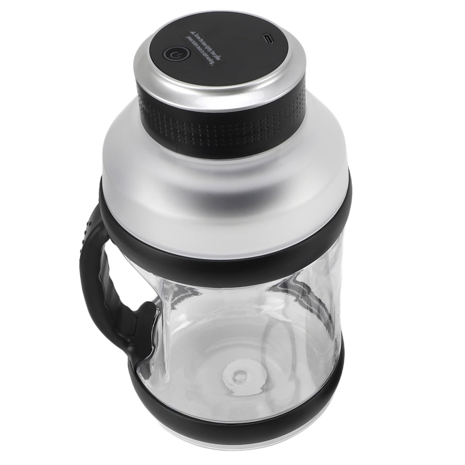 FTVOGUE Frullatore Portatile da 2L 18000 Giri/min Ricaricabile USB per Frullati e Smoothie (BLACK)