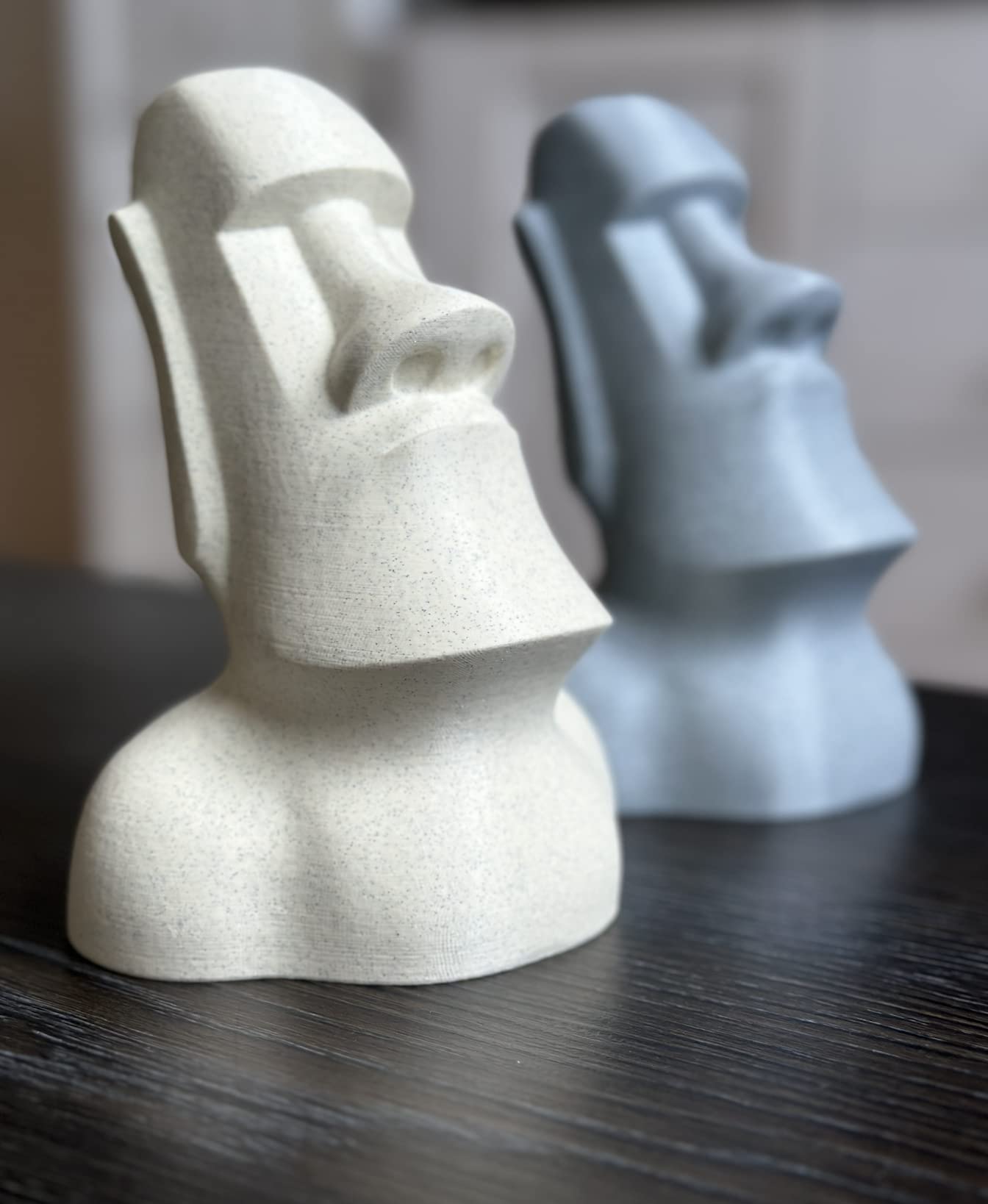 KITANDOVE Espositore Per Occhiali Moai Portaocchiali Creativo Da Scrivania Decorazione Unica Per Ufficio e Casa Supporto Stabile Per Occhiali Da Sole