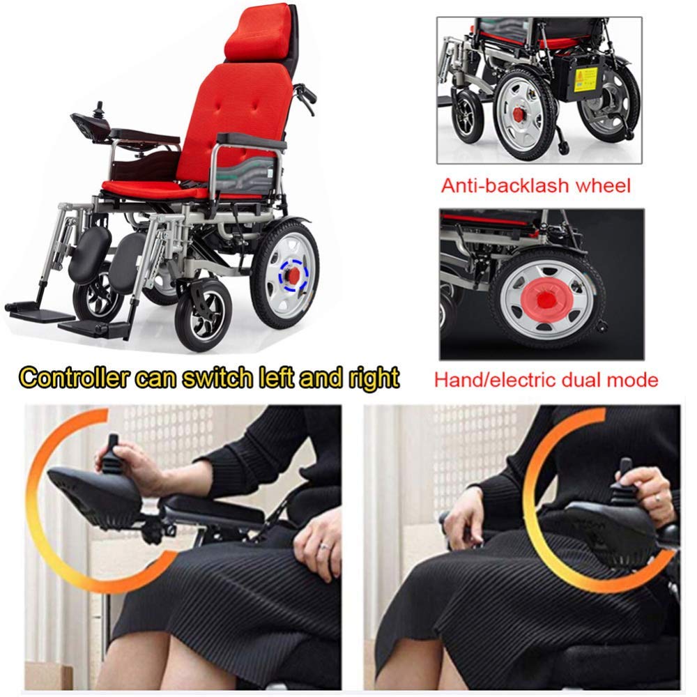 黒の折り畳み電動車椅子 取説付き 動作確認済み Amazon.co.jp: 折りたたみ式のポータブル電動車椅子、大人の妊婦