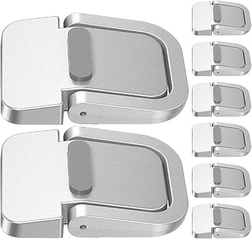 Miniatura 7 de 8pcs Keyboard Lift Brackets Self-Adhesive Laptop Feet Riser Portable Invisible Computer Keyboard Stand - Mini Desktop Riser for Home Office