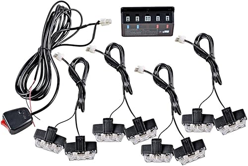 Miniatura 7 de Luces estroboscópicas intermitentes de emergencia, advertencia y peligro, Ambar