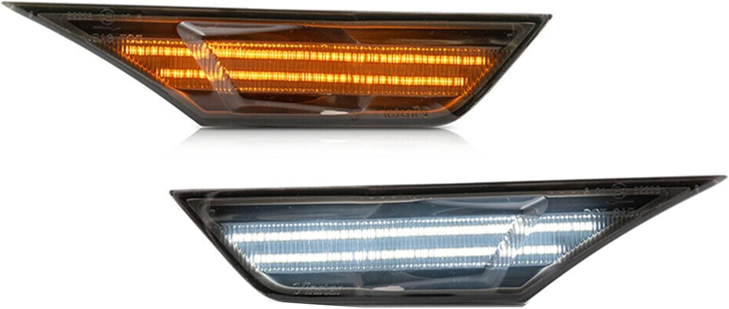 JDM Version Smoked Lens Amber Full LED Side Marker Light For 2016-21 H - View #10