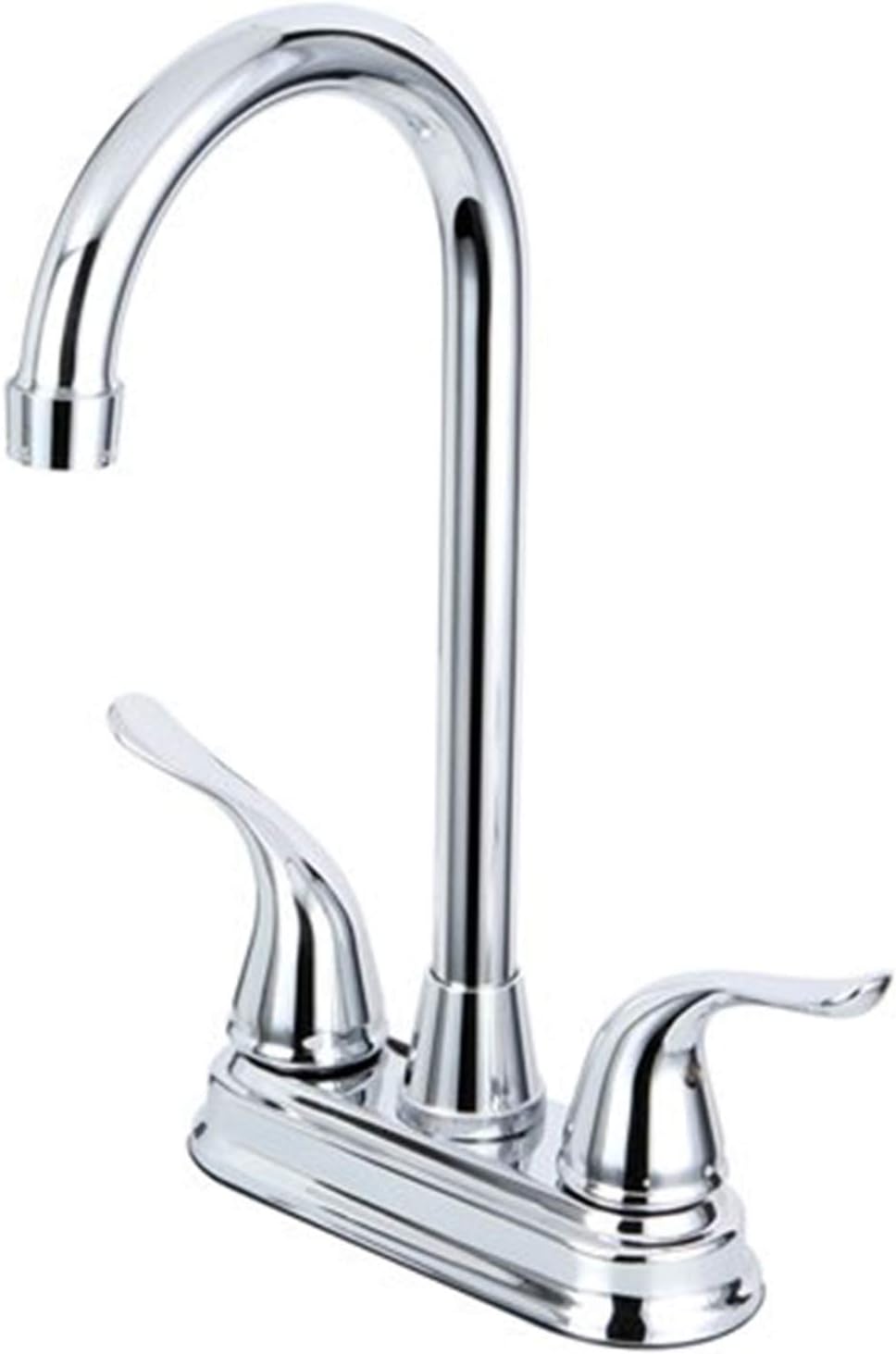 Two Handle, 4" Centerset Bar Faucet, Chrome