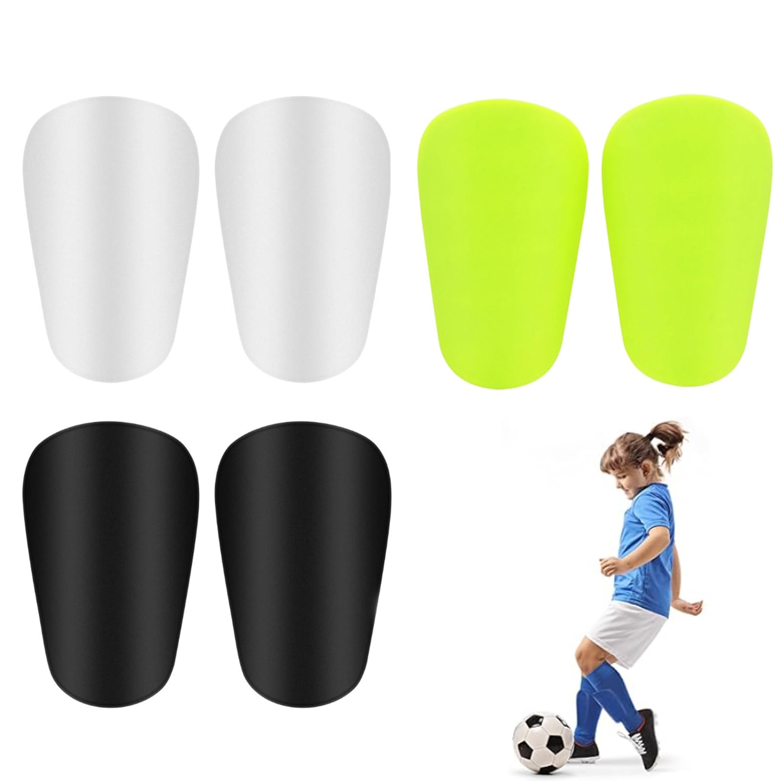 3 Pairs Set Football Shin Guards, Lightweight Protective Gear for Football Players, Shin Protection with Comfortable Fit and Durable Material, Suitable for Training and Matches-image-44